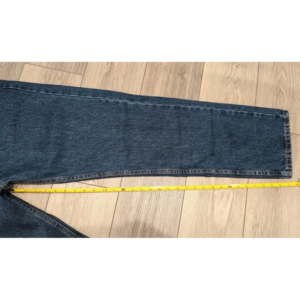 LEVI'S 505 MEN'S BLUE JEANS Straight  in Size 36 X 32 Dark Wash EUC